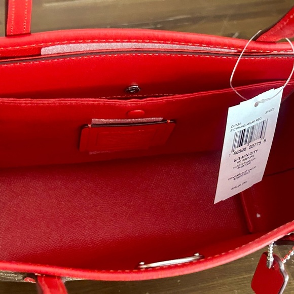 NWT Coach Signature City Mini Tote - Picture 4 of 10